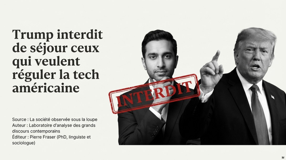 Trump interdit de séjour ceux qui veulent réguler la tech&nbsp;américaine