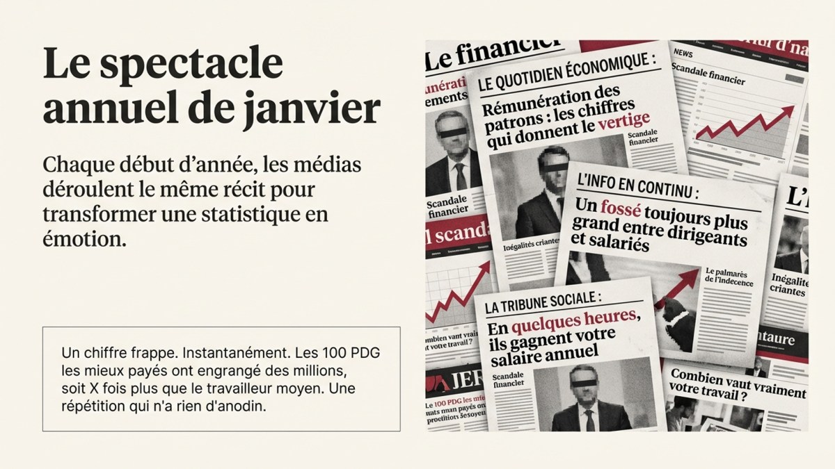 Le salaire des PDG, l&rsquo;indignation qui revient en début de chaque&nbsp;d&rsquo;année